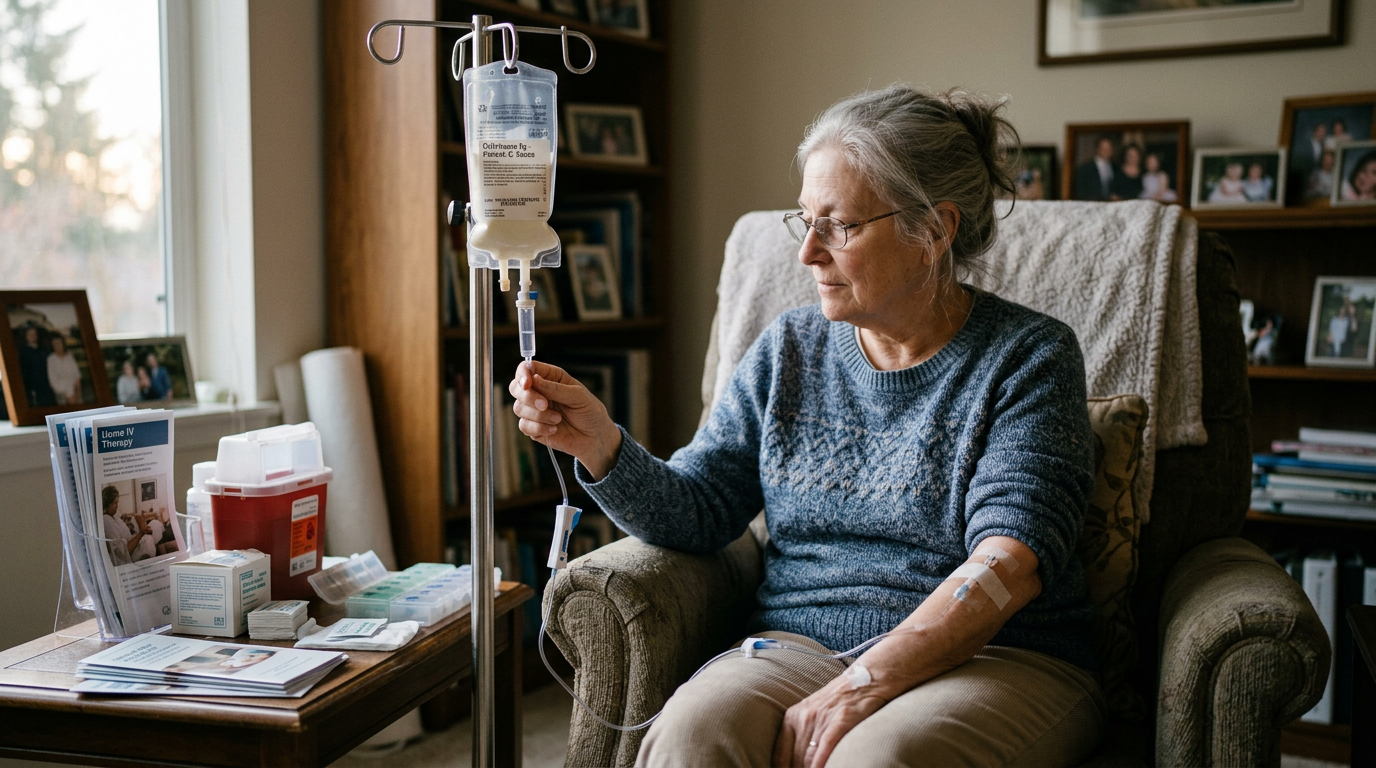 Why Patients Are Taught to Give Their Own IV Antibiotics at Home